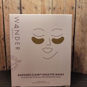 Wander Beauty Baggage Claim Gold Eye‎ Masks